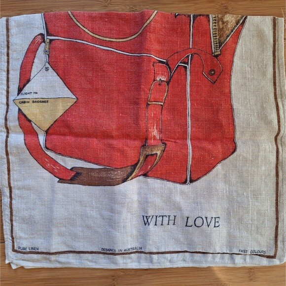 Pure Linen Pillow Cover 17x15 From Australia With Love Panda by Fast Colours - Picture 2 of 11